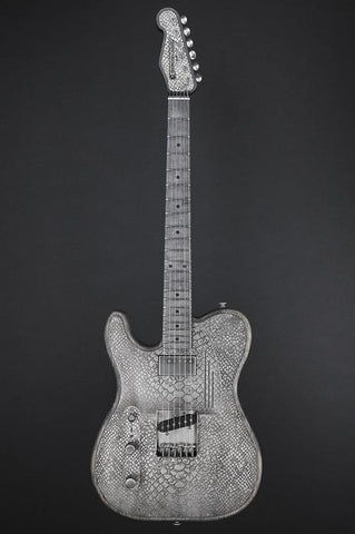11245 Antique Silver Snakeskin LEFTY SteelTopCaster