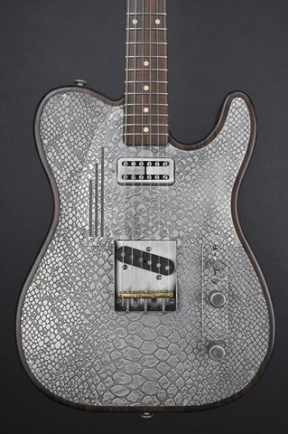 11250 Antique Silver Snakeskin SteelTopCaster