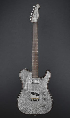 11250 Antique Silver Snakeskin SteelTopCaster