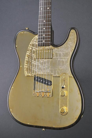 12053 Shiny Gold Gator SteelTopCaster