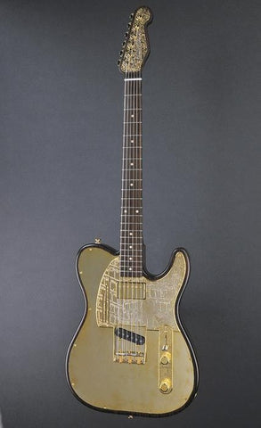 12053 Shiny Gold Gator SteelTopCaster