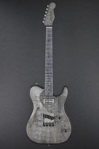 11233 Antique Silver Gator Deluxe SteelTopCaster