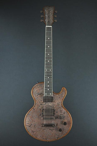 12134 Antique Copper Roses SteelTop Set Neck