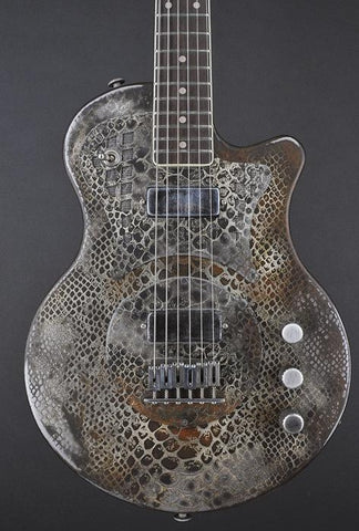 12156 Rust on Cream Snakeskin SteelPhonic