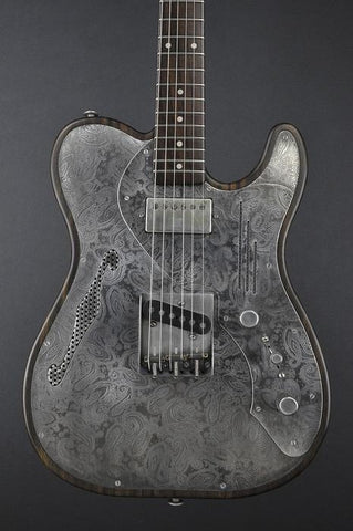 12170 Antique Silver Paisley Deluxe SteelTopCaster
