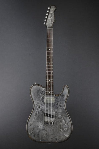 12170 Antique Silver Paisley Deluxe SteelTopCaster