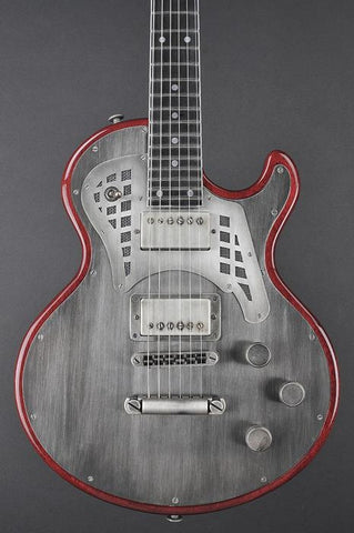 12086 Antique Silver Cherry Red SteelTop