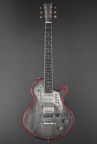 12086 Antique Silver Cherry Red SteelTop