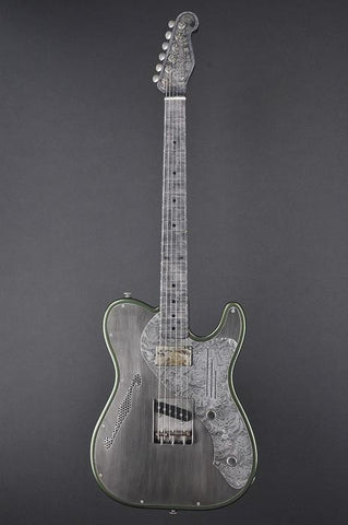 12201 Antique Silver Roses Deluxe SteelCaster