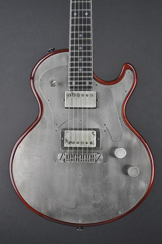 12168 Antique Silver Dragon SteelTop