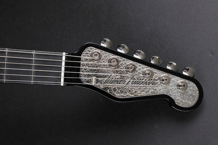 13181 Snakeskin Engraved Shiny Nickel Steelmaster