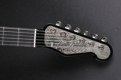 13181 Snakeskin Engraved Shiny Nickel Steelmaster