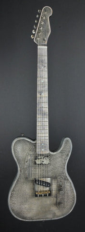 10224 Antique Silver Gator SteelTopCaster