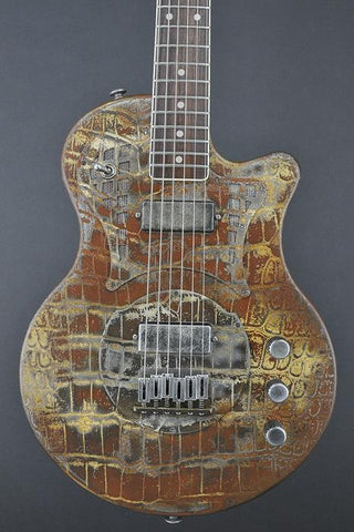 12167 Rust on Cream Gator SteelPhonic