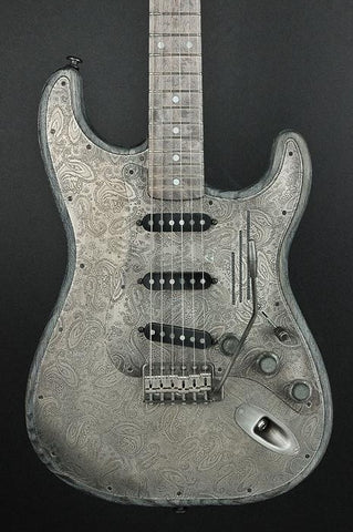 10231 Antique Silver Paisley Steel O Matic