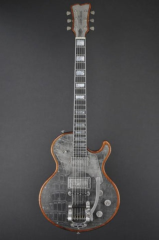 13032 Antique Silver Gator SteelTop with B5 Bigsby