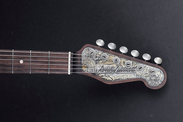 13054 Rust O Matic Paisley Pickguard Deluxe SteelCaster with B5
