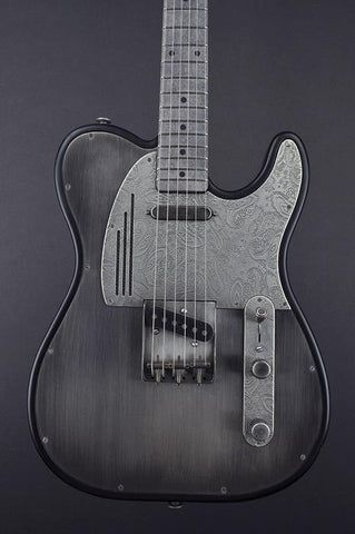 13020 Antique Silver Paisley Pickguard SteelTopCaster