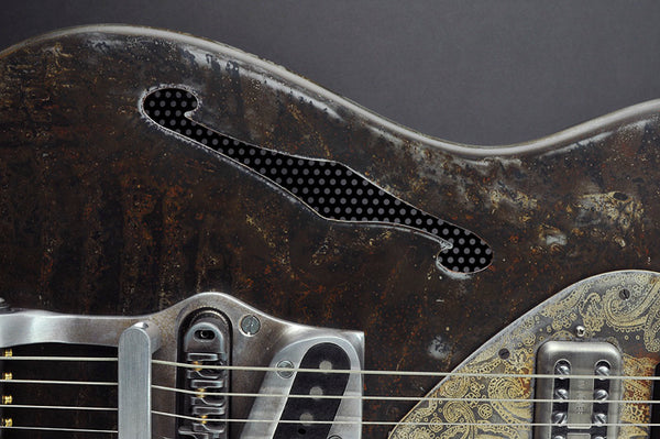 プロ・パーカッショニスト仕様：Brazil-Raul社Pro・Repinique 13056 Rust O Matic Paisley Pickguard Deluxe SteelCaster with B16