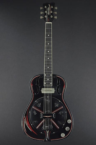 13081 Satin Black Pinstriped SteelReso
