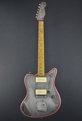 13158 Antique Silver Snakeskin Reversed SteelMaster