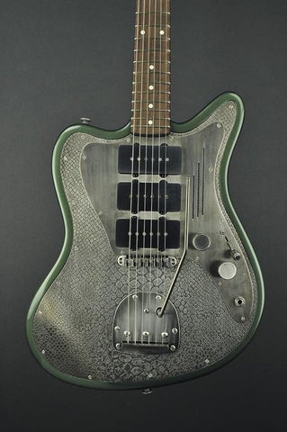 13172 Antique Silver Snakeskin Reverse SteelMaster