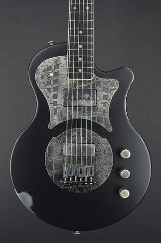 13200 Black on Steel Antique Silver Gator SteelPhonic