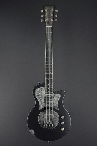 13200 Black on Steel Antique Silver Gator SteelPhonic