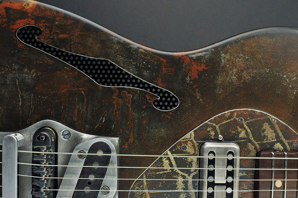 13181 Rust O Matic Gator Pickguard Deluxe SteelCaster with B16