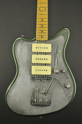 13211 Antique Silver Snakeskin Reversed SteelMaster