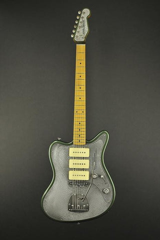 13211 Antique Silver Snakeskin Reversed SteelMaster