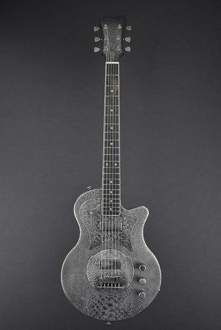 13195 Antique Silver Snakeskin Steelphonic