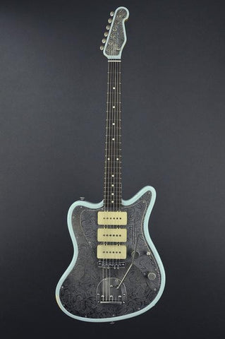 13232 Antique Silver Paisley Relic'd Reverse JazzMaster