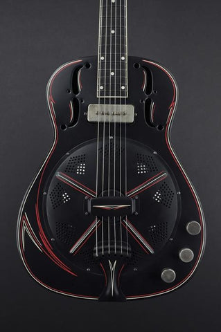 13165 Pinstripe Satin Black SteelReso