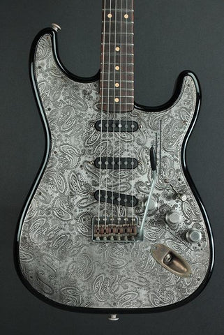 09172 Antique Silver Paisley Steel O Matic