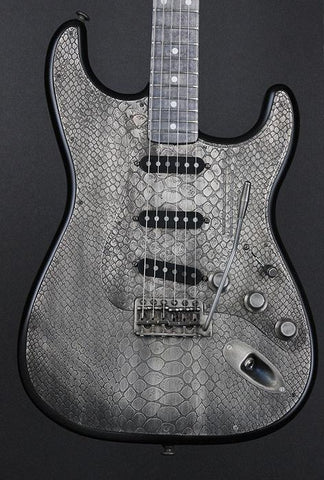 10300 Antique Silver Snakeskin Steel O Matic