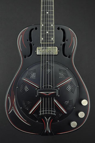 14096 Satin Black Pinstriped SteelReso