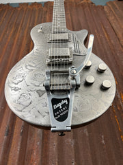 21108 Antique Silver Roses engraved SteelDeville