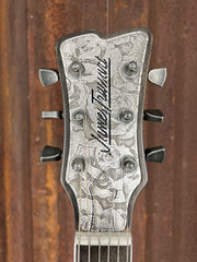 21108 Antique Silver Roses engraved SteelDeville