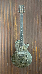 21175 Cream on Rust Snakeskin engraved 21 Junior SteelDeville