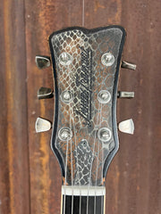 21175 Cream on Rust Snakeskin engraved 21 Junior SteelDeville
