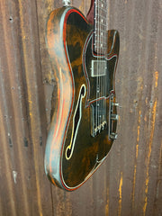 22083 Rusty Pinstriped Deluxe SteelCaster