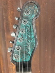 22090 Titanic Green Roses Black Nitro SteelGuardCaster