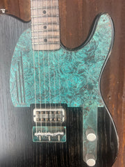 22090 Titanic Green Roses Black Nitro SteelGuardCaster