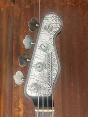 10070 Antique Silver Gator engraved SteelCaster Bass (Tony Garnier 2010)