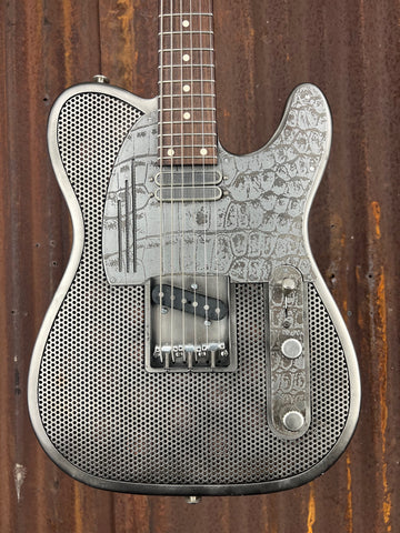 23016 Antique Silver Gator Baritone SteelCaster