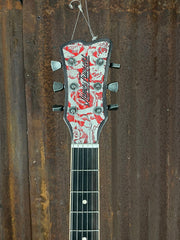 21162 Red on Steel Roses SteelDeville