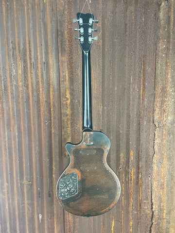 22071 Rust on Cream Roses engraved SteelDeville