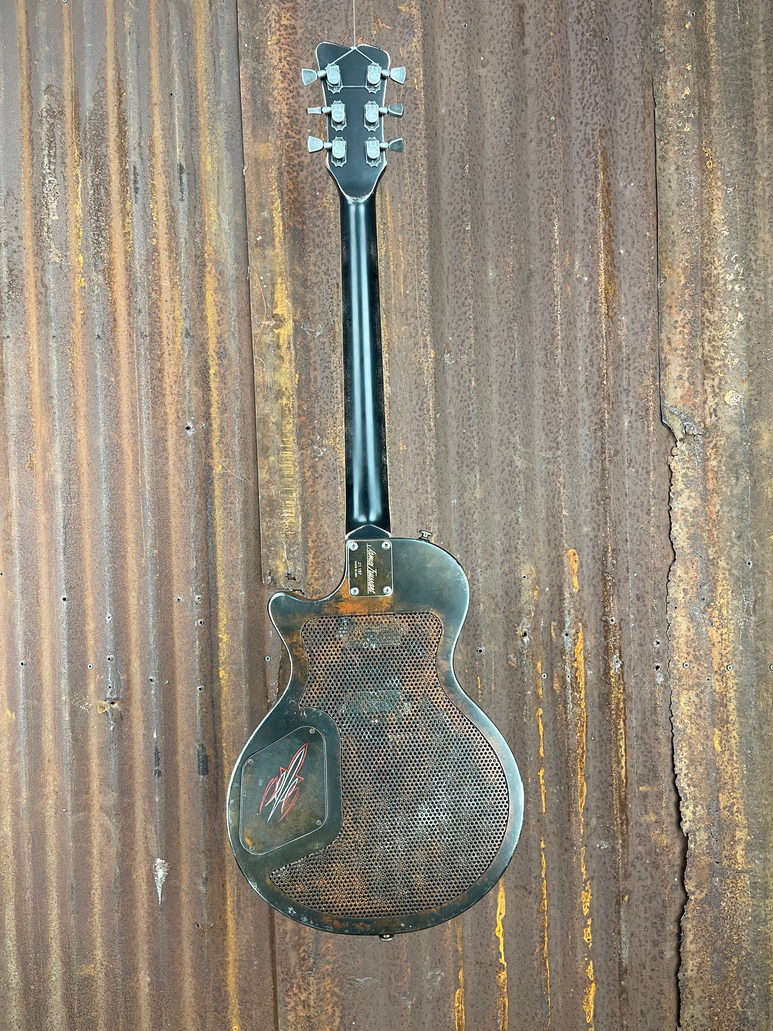 21157 Rust O Matic Pinstripe Holey SteelDeville