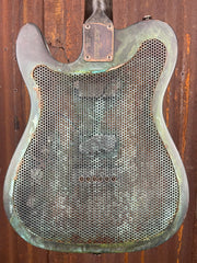 21005 Titanic Green Gator engraved SteelCaster